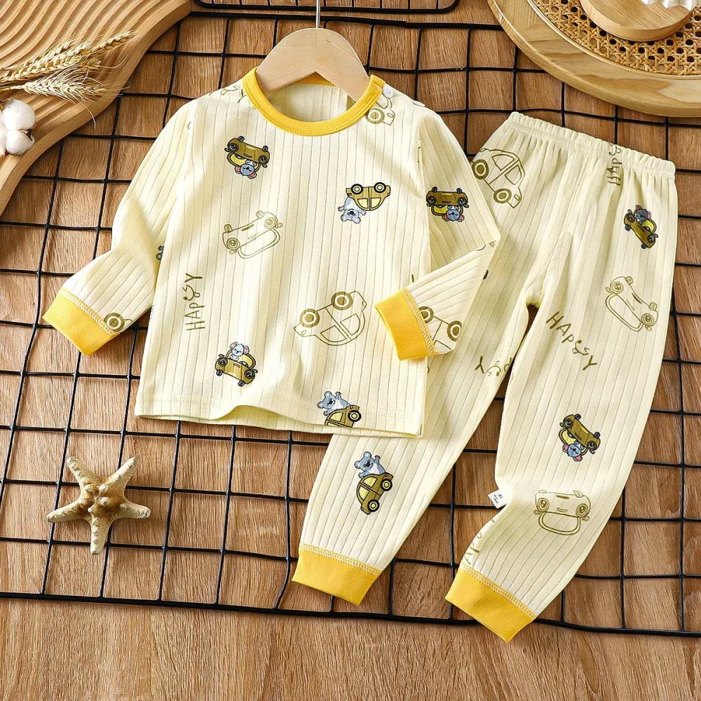 Children’s Pure Cotton Underwear & Pajamas Set — Driving Driver