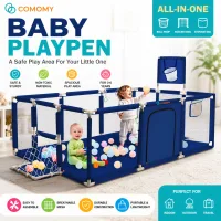 Playpen Large Playpen for twin, with Basketball Hoop, Comes with Bracket and 30 Ball | Large Size (China)