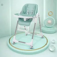 A330 Premium Reclining Height Adjustable Feeding High Chair (China) - Cream