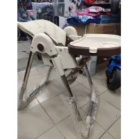 A330 Premium Reclining Height Adjustable Feeding High Chair (China) - Cream