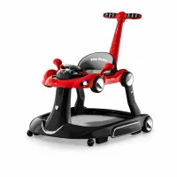 Multifunctional Comfortable Music Baby Walker Assistant Car Shape Baby Walker With Push Handle