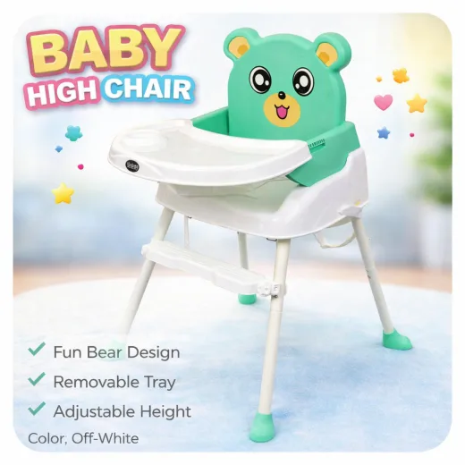 MODEL C-218- Bao Bao Hao Popular High Feeding Chair | Green Color
