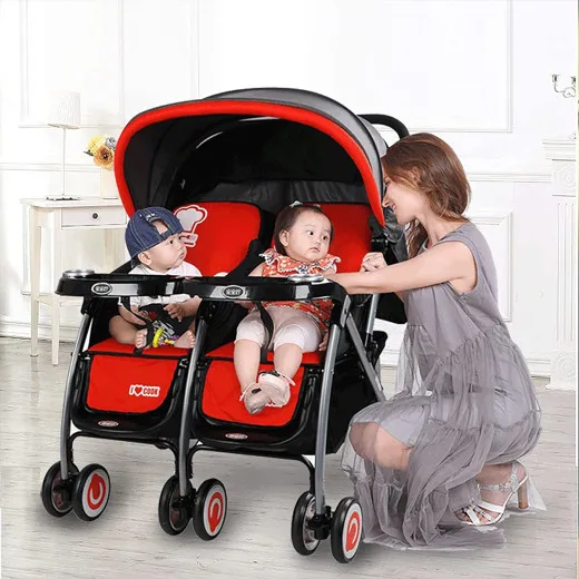 BAOBAOHAO 703A Twins Baby Stroller