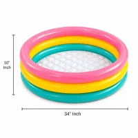 Intex Round Shape Baby Pool for Kids – Durable Inflatable Water Play Pool
