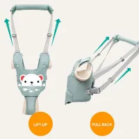 Adjustable Toddler Walking Learning Belt with Soft Cotton Harness