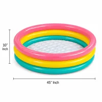 Intex Round Shape Baby Pool for Kids – Durable Inflatable Water Play Pool