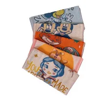 Disney Cartoon Cotton Gauze Baby Hand Towel Set - 5 Pack|Size specifications: (length * width cm) 25*50