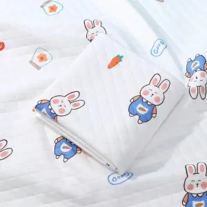 Warm Cotton Baby Swaddle Blanket for Newborns|Cartoon Fawn| Bottle rabbit| Specifications: ( 33*33 Inchi )