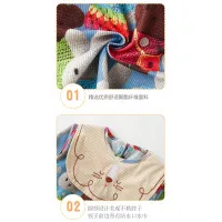 Corduroy Waterproof Baby Smock Bib – Long Sleeve Anti-Dirty Feeding Apron (0–2 Years) | Autumn Winter Reverse Wear Baby Protective Clothing