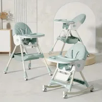 3-in-1 Baby Feeding Chair + Rocking Horse – Comfortable, Adjustable & Fun for Your Baby