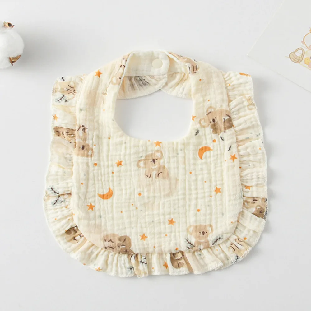 Korean Style Baby Feeding Bib | 0-1 Year | starry raccoon