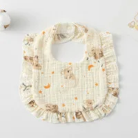 Korean Style Baby Feeding Bib | 0-1 Year | starry raccoon