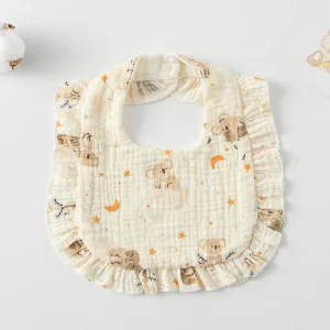 Korean Style Baby Feeding Bib | 0-1 Year | starry raccoon