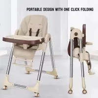 Convertible Adjustable & Foldable Baby High Chair | Model 330 | Green