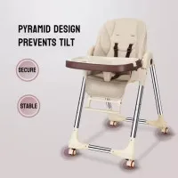 Convertible Adjustable & Foldable Baby High Chair | Model 330 | Green
